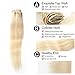 Clip in 100% Real Remy Human Hair Extensions Silky Straight Full Head 8 Pieces (18"-100g,#1B Natural Black)