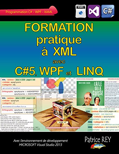 Formation pratique a XML avec C#5, WPF et LINQ: Avec Visual Studio 2013 Formation pratique a XML avec C#5, WPF et LINQ: Avec Visual Studio 2013