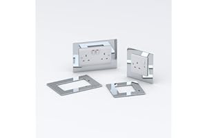 PLEXICO Double/Single Socket Switch Surround/Acrylic Finger Plate (Single, Mirror)