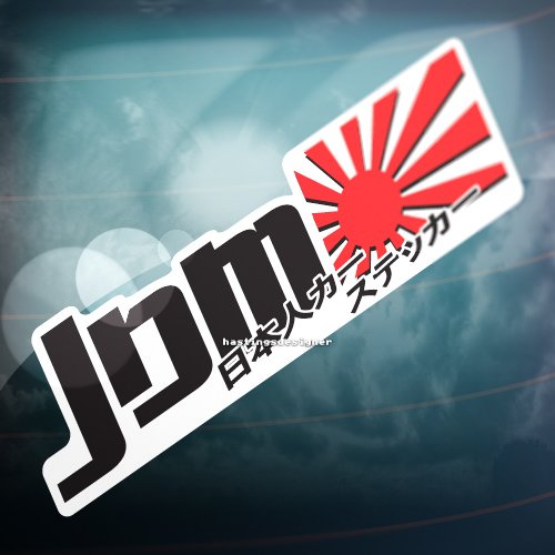 JDM Autocollant vinyle pour voiture/moto/fenêtre
