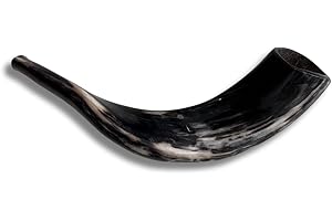 SPRING NAHAL Authentischer und koscherer polierter Ramhorn-Schofar aus Israel (35,6 cm – 40,6 cm)