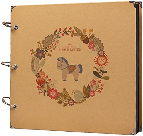 Creative diy handmade album production album / baby growth book / graduation book / travel diary ( Color : 4 )