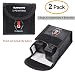 Produktbild Crazepony-UK 2pcs Lipo Battery Safe Bag for DJI Mavic Air Drone Zubehör Akku Safety Guard Protector Storage and Travel Bag Fire Resistant Explosion-proof with Compartment