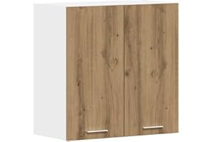vidaXL Armario de Pared de Cocina Lyon Roble Artesanal 60x31x60 cm Madera de ingeniería