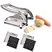 Produktbild Pre&Mium Edelstahl Pommesschneider Kartoffelschneider Pommes Frites Schneider mit 2 Hobel - Gemüseschneider für Kartoffeln und Obst
