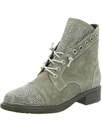 Alma en Pena 002-1 - Botas de Piel Para Mujer Beige Beige