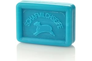 12FADENLINE OVIS Schafmilchseife 100g - Totes Meer -Reinigung und Pflege mit Schafmilch in Papierverpackung / zero waste ohne Mikroplastik oder Mineralöl