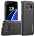 Produktbild Galaxy S7 Hülle,MKOAWA Samsung Galaxy S7 (5.1 Zoll) mit schlankem Leder Shockproof Schutzhülle für Samsung Galaxy S7 (2016 Release) (Schwarz)
