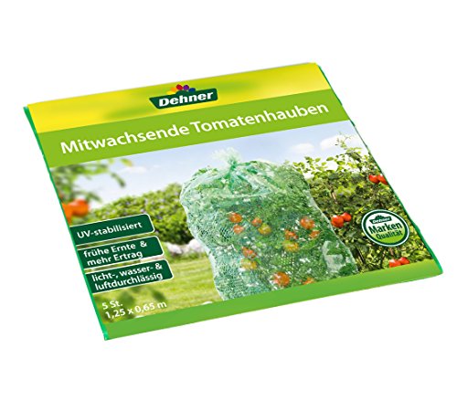 Dehner Tomatenhaube mitwachsend, ca. 125 x 65 cm, Inhalt 5 Stück
