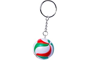 BKstuff Portachiavi Pallavolo Basket Palla Gadget Sportivo per Squadra