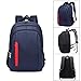 Produktbild KOBWA Laptop Rucksack, Wasserdichte College School Rucksack Bookbags Schlank Durable Leichte Computer Tasche für Business/Schule/Reise/Frauen/Männer