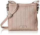  Gabor Handtasche Damen Milena, Umhängetasche, Grau (Taupe), 6,5x25x25 cm