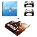 Produktbild THTB Playstation 4 Slim + 2 Controller Aufkleber Schutzfolien Set - Battlefield 5 (2) /PS4 S