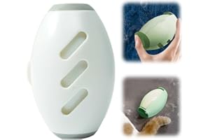 ‎COMEPEW Wiederverwendbarer Gel-Fusselroller, 2025 Neu Reusable Lint Rollers, Waschbarer Mini Tierhaarentferner Fusselrolle Waschbarer tragbarer Aufkleber Fusselrolle Kleidung für Kleidung Sofas Haare (Weiß)