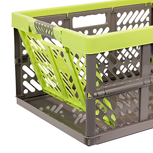 4 x keeeper Profi-Klappbox ”ben” (45 Liter / PP / grün-taupe) - 4
