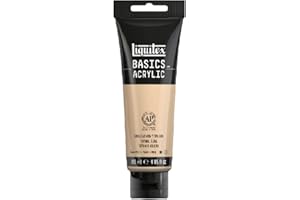 Liquitex Basic Acrylic - Tubo de Pintura Acrílica, 118 ML, Beige (Titanio Crudo Nuevo)