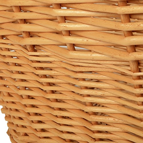 Wäschekorb aus Weide, handgeflochten 63 x 40 cm, 28 cm hoch WEIDENPROFI Weidenkorb aus Naturgeflecht - 3