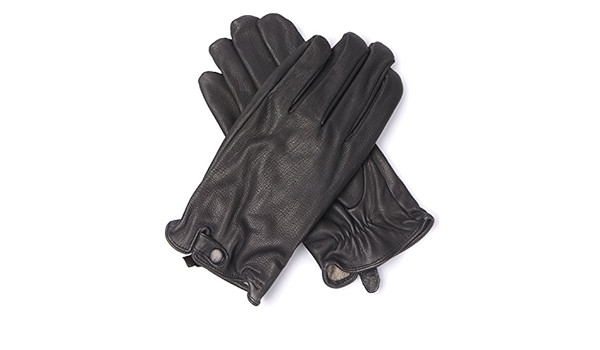 lacoste leather gloves