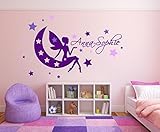 zusätzlich Set 18 Sterne gemischt in den Farben violett, lavendel & flieder zur freien Anordnung