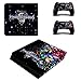 Produktbild THTB Playstation 4 Slim + 2 Controller Aufkleber Schutzfolien Set - Kingdom Hearts (3) /PS4 S