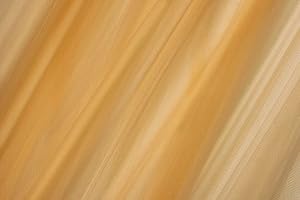 AZ MERCERIE Tessuto Tulle Morbido in tinta unita al metro altezza 300 cm in vari colori (ORO 250)