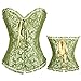 Produktbild Mitlfuny Karnevalsparty Fancy Festival Zubehör,Womens Sexy Vintage Gothic Party Floral Lace Up schlank Korsett Bustier Tube Top