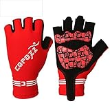 YYYY Guanti Ciclismo MTB Bici Estivi Inserti Gel Stampe Silicone - Unisex