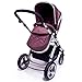 i-Safe System - Hot Chocolate Trio Travel System Pram & Luxury Stroller 3 in 1 Complete With Car Seat + Rain Covers