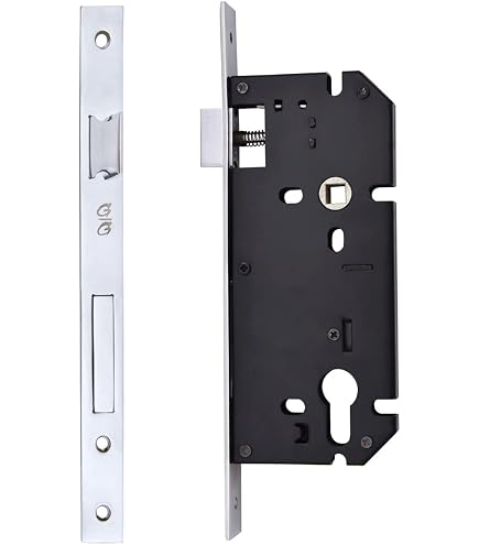 CE Rated Euro Profile Mortice Door Lever Sash Lock - Brass, Chrome, Antique & Black Nickel | Easy Install For Bathroom Doors