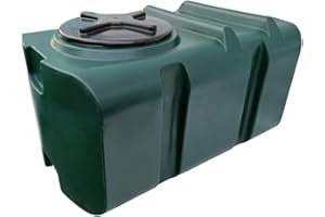 Varile Serbatoio acqua potabile da 300 l, verde, senza BPA, filettatura in ottone integrata da 3/4", prodotto in EU, adatto per alimenti