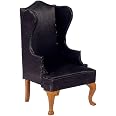 Melody Jane Puppenhaus Couchtisch Oval – Nussbaum, Maßstab 1:12, 89x50 Mm