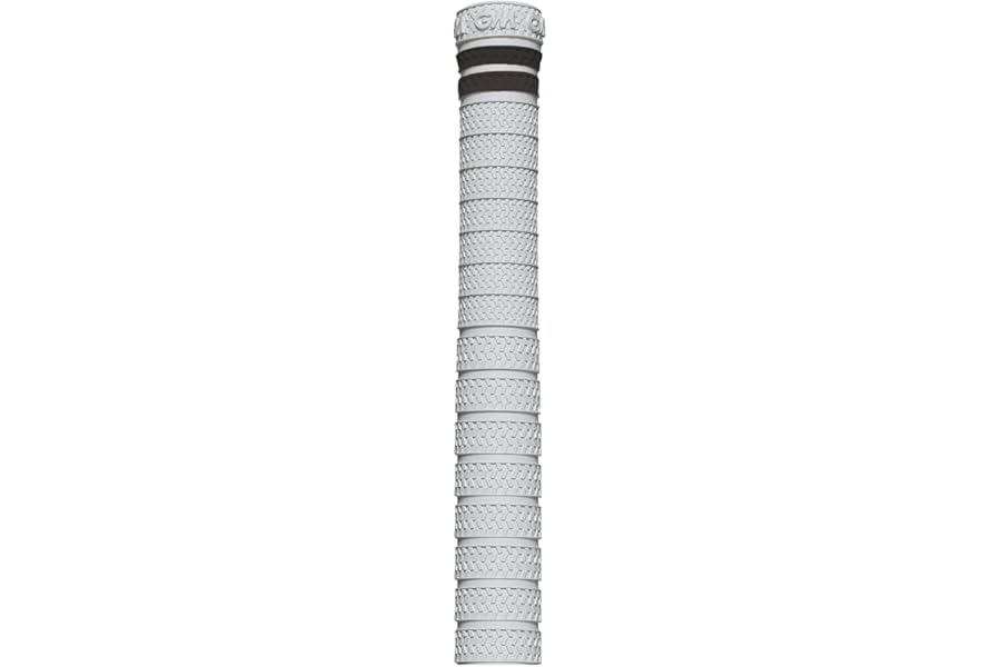 GM Terrain Cricket Bat Grip (Single) - White with Black/Black