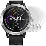 Schutzfolie SCREENSHIELD für GARMIN Vívoactive 3 - volle Abdeckung des Displays - blasenfrei, beständig, flexibel und selbstheilend gegenüber Mikrokratzern; kein Panzerglas