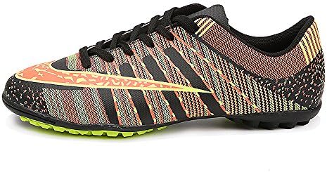 Boy's Turf Trainers football boots indoor soccer shoes(Little Kid/Big Kid) (2, Black)