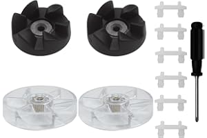 iParto Engranaje de motor de engranaje de base superior de repuesto compatible con Nutribullet 600W, 900W, 900 Pro Series engranaje de hoja de goma con almohadilla de choque y destornillador