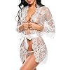 Swiftt-Intimo-Donna-Lingerie-Sexy-Biancheria-Babydoll-Aperto-in-Pizzo-Trasparente