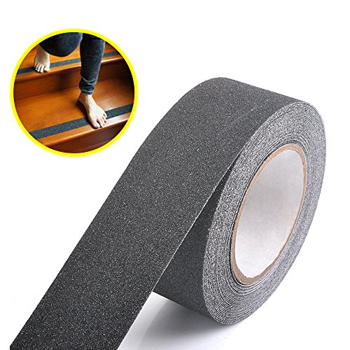 ebuybox® 10M*50mm schwarz Antirutschband Klebeband Antirutschbelag Treppe Stufe