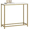 SoBuy FSB29-G, Console Table Side Table End Table Hall Table Living Room Table, 80x30x75cm, Golden