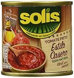 El tomate frito estilo casero solís, 100% natural, ideal para elaborar las mejores recetas, en formato de lata de 100g