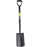 Garden Border Digging Spade - Made From Strong Carbon Steel Ideal Hand Tool For Weeding Snow Cleaning Gardening Long Life Strong Durable Long Lasting Rust Resistant