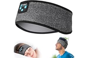 Fulext Cuffie per dormire Cuffie Bluetooth, Cuffie per dormire Cuffie per fascia sportiva, Cuffie per dormire a lungo tempo con altoparlanti integrati Perfette per allenamento, corsa, yoga