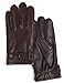 Produktbild YISEVEN Herren Winter Lederhandschuhe aus Hischleder mit Wolle Warm Gefüttert Elegant Leder Autofahrer Handschuhe, Braun Klein/8.5"
