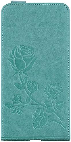 MOONCASE Meizu M2 Note/Meizu Meilan Note 2 Case, [Embossed Pattern] Card Slot Flip Cover Durable Leather Shockproof Kickstand Protective Case for Meizu M2 Note 5.5" Green