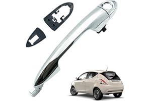 Ruolin Maniglia Della Portiera Esterna dell'Auto Compatibile con Lancia Ypsilon 2011-2020, Compatibile con Alfa Romeo Mito 2008-2016 Giulietta 2010-2017