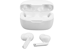 Annadue Drahtlose Sprachübersetzer Ohrhörer, Bluetooth 84 Sprachen Echtzeit Kopfhörer, Hochpräziser Mehrsprachiger Übersetzer Ohrhörer(Weiß)