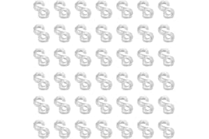 N\A 1000 Pcs S Clips Connectors Plastic Connectors Loom Bands Clips for Bracelets DIY Craft Making