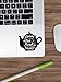 Produktbild Drink Good Tea Read Good Books Stickers Window Vinyl Sticker for Cars, Trucks, Windows, Walls, Laptops (Longest Side 3"-4")