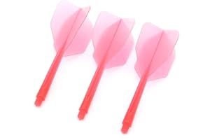 SHANRYA Fléchettes et ailettes 2BA - Fléchettes et ailettes de fléchettes combo avec 3 fléchettes et ailettes intégrées pour fléchettes 2BA avec diamètre de filetage