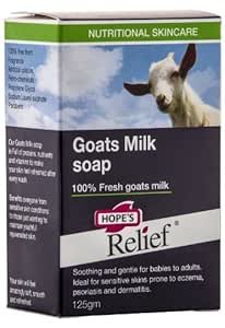 Hope S Relief Goats Milk Soap Seife Mit Ziegenmilch Naturliche Formel Fur Haut Die Die Zu Ekzemen Schuppenflechte Und Dermatitis Neigt Babys Kinder Erwachsene Amazon De Beauty