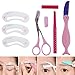 Teenxful Eyebrow Trimmer Eyebrow Razor Eyelash Hair Clips Scissors Groom Cosmetic Tool